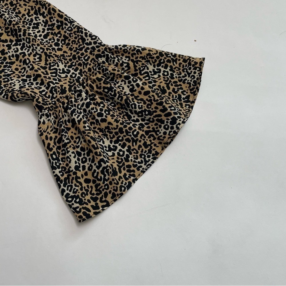 ASOS DESIGN CURVE leopard top - Picture 4 of 6